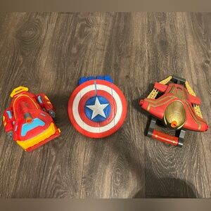 Superhero Nerf launchers